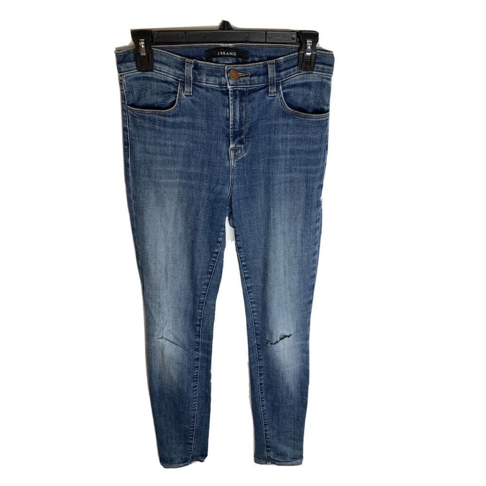 J Brand Maria Mid Rise Skinny Jeans‎ Ingenue Medium Wash Womens Size 27